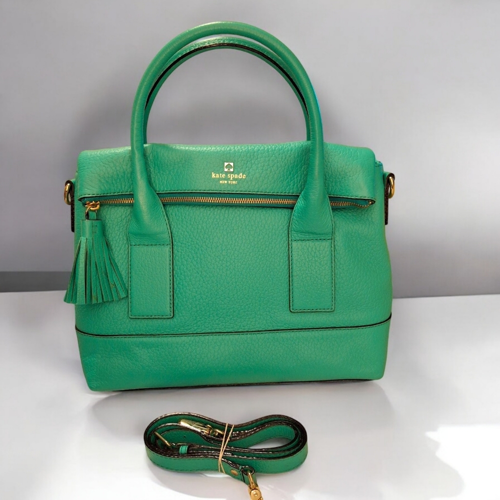 Kate Spade Southport Ave Carmen bag NWOT green crossbody satchel